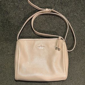 Kate Spade nude leather crossbody